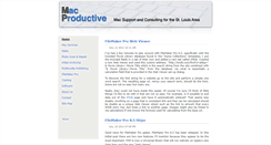 Desktop Screenshot of macproductive.com